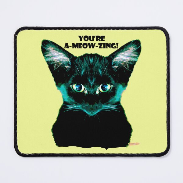 Item preview, aMEOWzing Black Gremlin Cat designed and sold by kristalcurt.