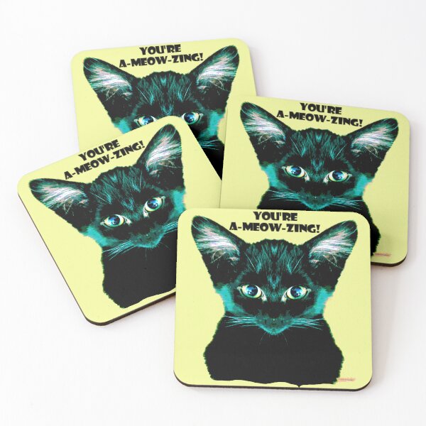 Item preview, aMEOWzing Black Gremlin Cat designed and sold by kristalcurt.