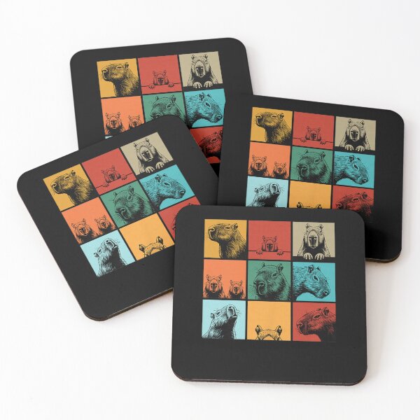 Item preview, Funny Retro Vintage Capybara Graphics Capybaras designed and sold by Cheesymatiion.