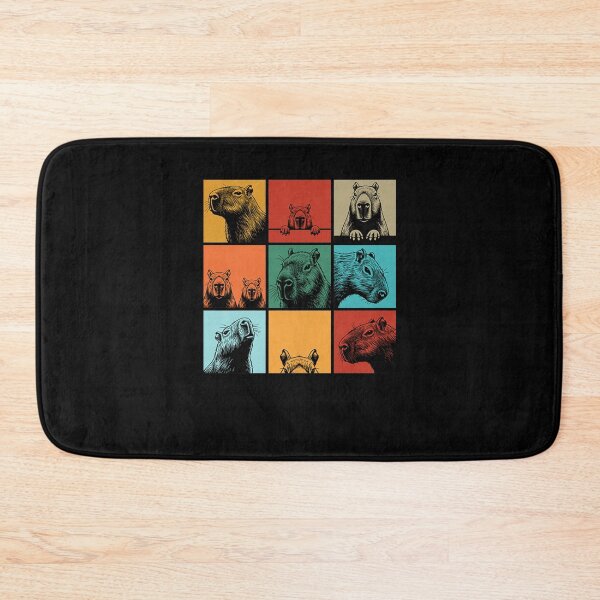 Item preview, Funny Retro Vintage Capybara Graphics Capybaras designed and sold by Cheesymatiion.