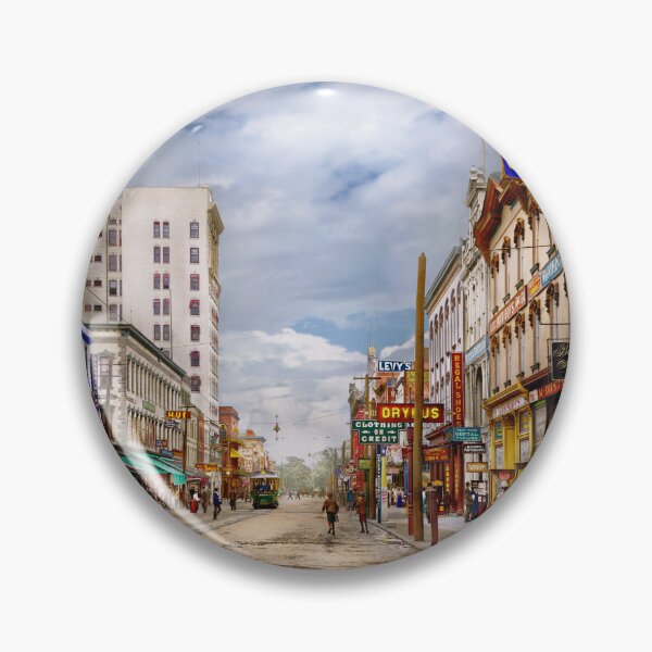 Item preview, City - Savannah, GA Broughton Street 1907 designed and sold by Mike Savad Photography.