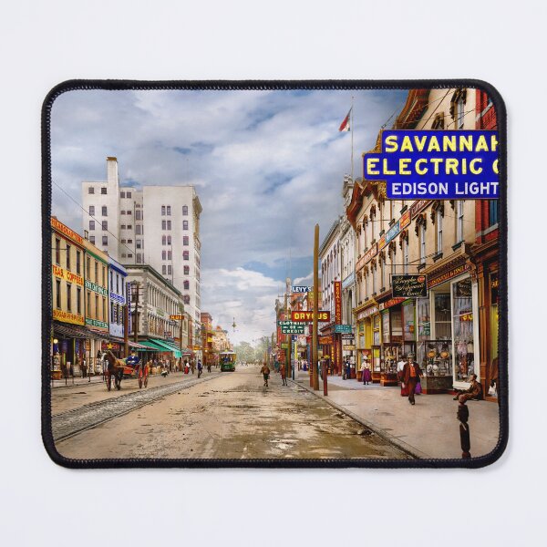 Item preview, City - Savannah, GA Broughton Street 1907 designed and sold by Mike Savad Photography.