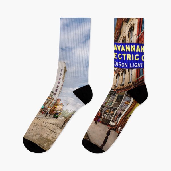 Item preview, City - Savannah, GA Broughton Street 1907 designed and sold by Mike Savad Photography.