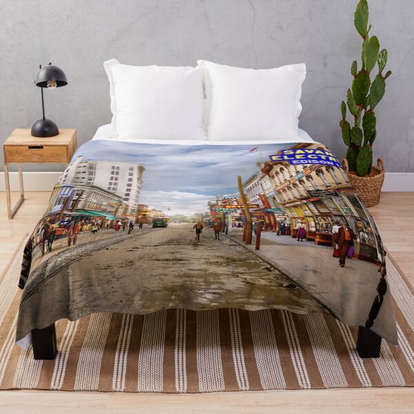 Item preview, City - Savannah, GA Broughton Street 1907 designed and sold by Mike Savad Photography.