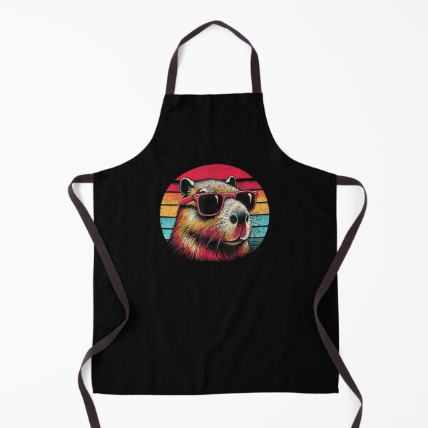 Item preview, Retro Capybara Sunglasses designed and sold by Cheesymatiion.