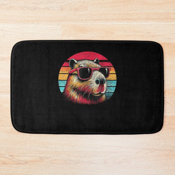 Item preview, Retro Capybara Sunglasses designed and sold by Cheesymatiion.