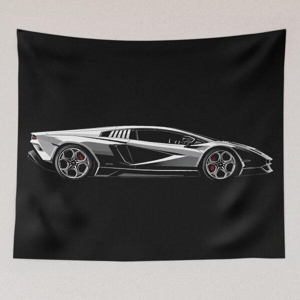 Item preview, 2022 Lamborghini Countach LPI 800-4 – Modern Lamborghini Supercar Art designed and sold by Stinky Lincy's Apparel Company.