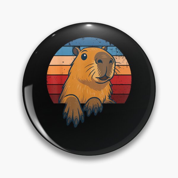 Item preview, Retro Capybara Vintage Novelty Funny Capybara designed and sold by Cheesymatiion.