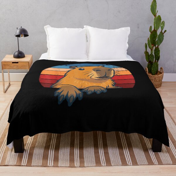 Item preview, Retro Capybara Vintage Novelty Funny Capybara designed and sold by Cheesymatiion.