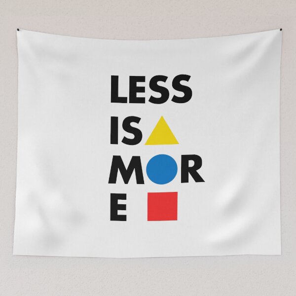 Item preview, Bauhaus - Less is More W T3R designed and sold by ArtPlus+.