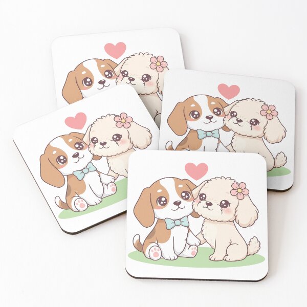 Item preview, A couple of dogs hugging and sharing true love designed and sold by Dizartico.