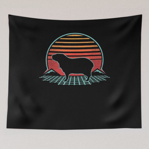 Item preview, Capybara Lover Animal Retro Vintage 80s Style designed and sold by Cheesymatiion.