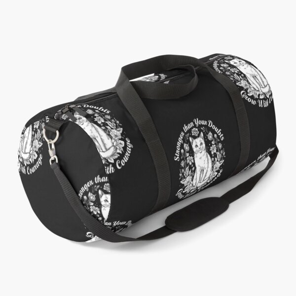 Item preview, STRONGER THAN YOUR DOUBTS – GROW WITH COURAGE” t-shirt motivation designed and sold by NinaCreator.
