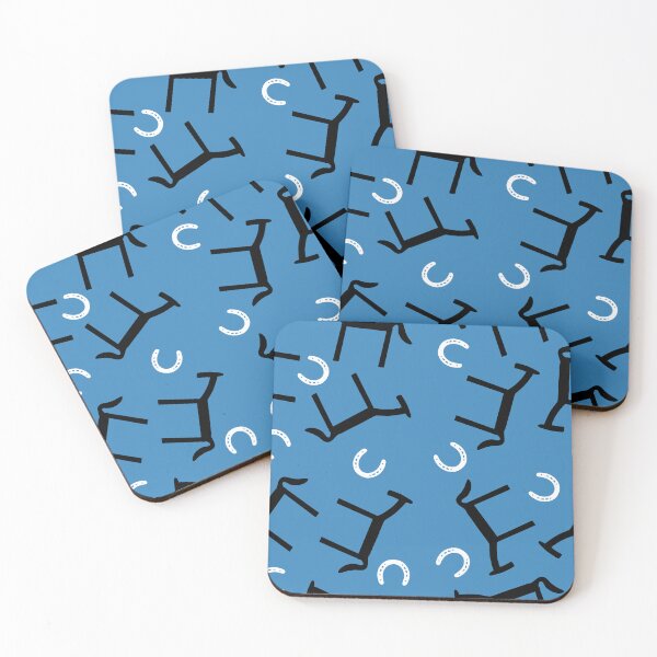 Item preview, Cute horse blue seamless pattern designed and sold by SeamlessDsign.