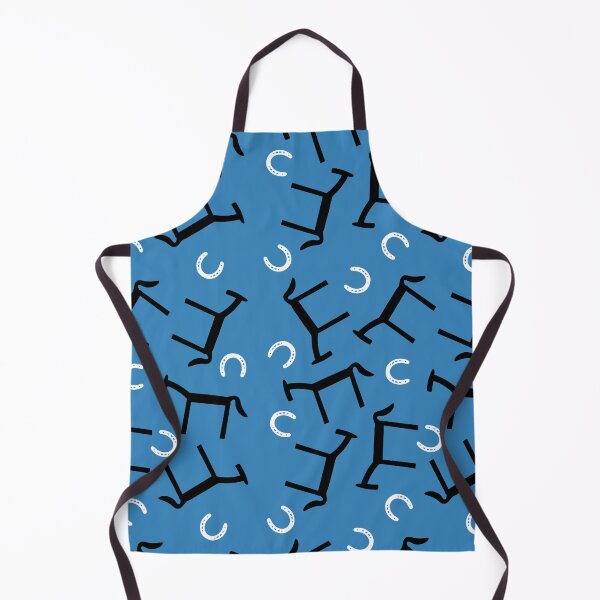 Item preview, Cute horse blue seamless pattern designed and sold by SeamlessDsign.