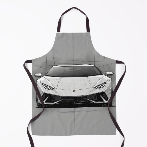 Item preview, Lamborghini Huracan Blueprint Poster Supercar Technical Drawing designed and sold by Motorline44.