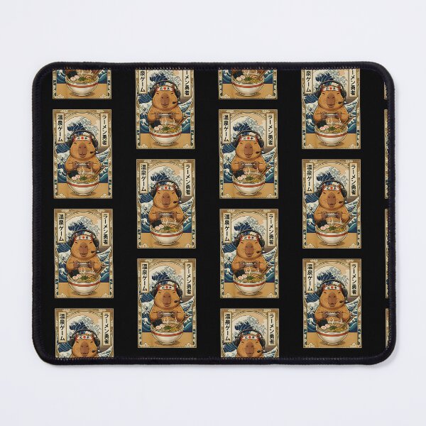 Item preview, Kawaii Japanese Ramen Capybara Anime Retro Gaming for Men designed and sold by Cheesymatiion.