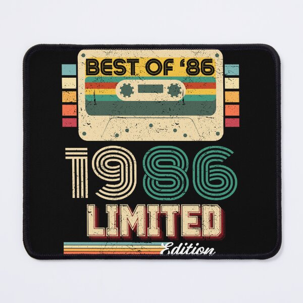 Item preview, Best Of 1986 Limited Edition Retro Cassette Vintage Birthday Gift designed and sold by MixedVibes Co..