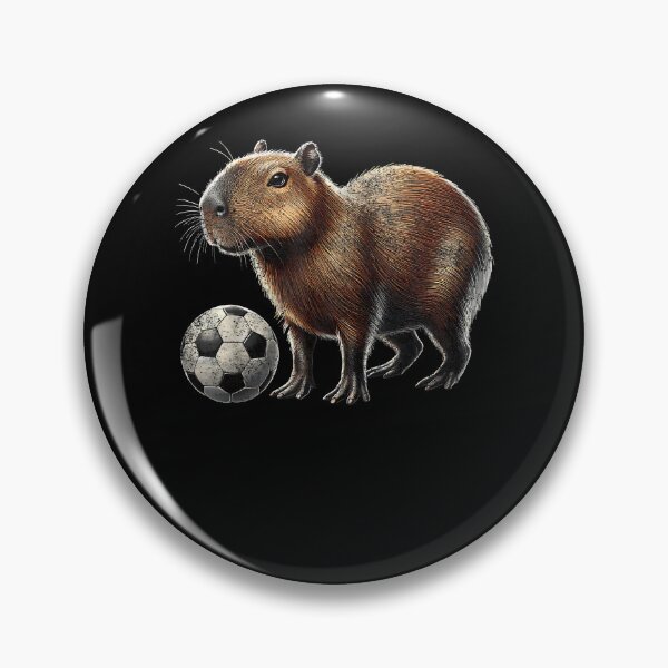 Item preview, Retro Capybara Soccer designed and sold by Cheesymatiion.