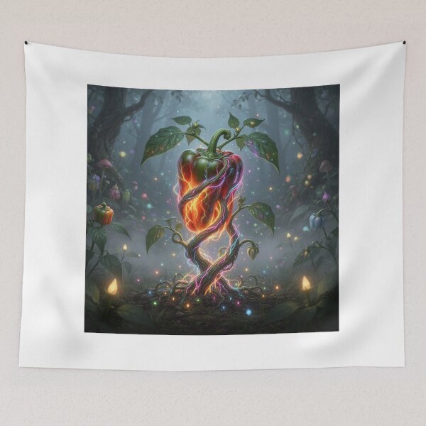 Item preview, Magical Bell Pepper – Enchanted Fantasy Forest Art designed and sold by Activity01.