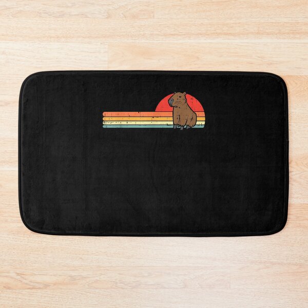Item preview, Capybara Chest Sunset Retro Capy Rodent Men Women Kids Youth designed and sold by Cheesymatiion.