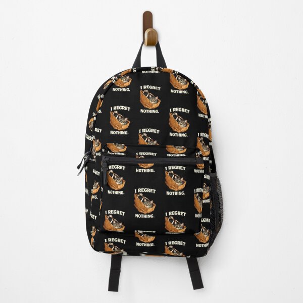 Item preview, Funny Cat Meme – I Regret Nothing Cat in Paper Bag for Cat Lovers designed and sold by Irysek.