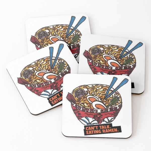 Item preview, Can't talk. Eating Ramen. designed and sold by Make Mine a Double.