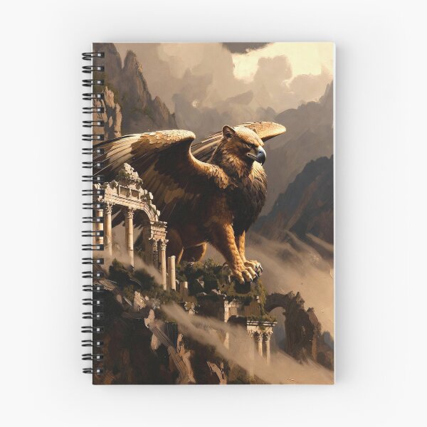 Item preview, Majestic Griffin Fantasy Creature Art designed and sold by semenol.