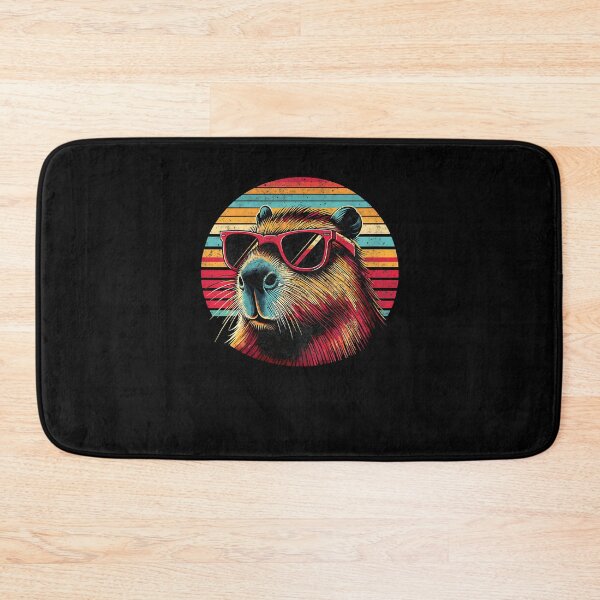 Item preview, Capybara Retro Sunglasses designed and sold by Cheesymatiion.