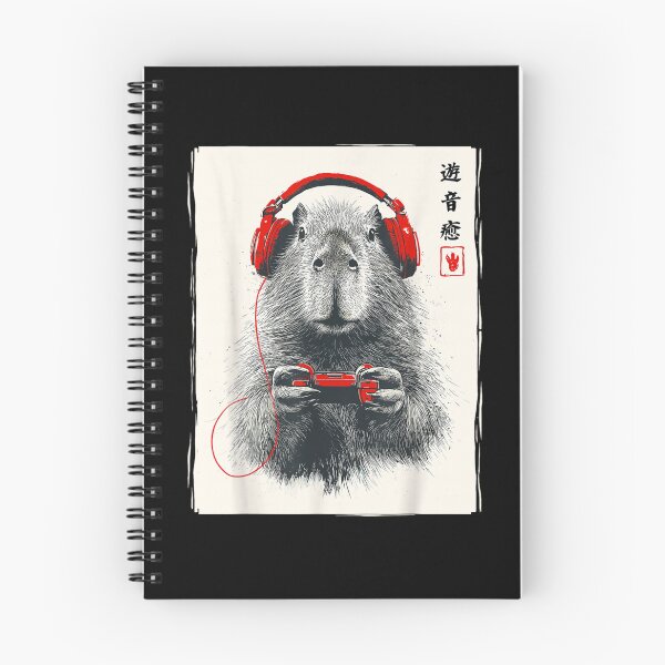 Item preview, Japanese Capybara Gamer Video Games Graphic Funny Capybara designed and sold by Cheesymatiion.