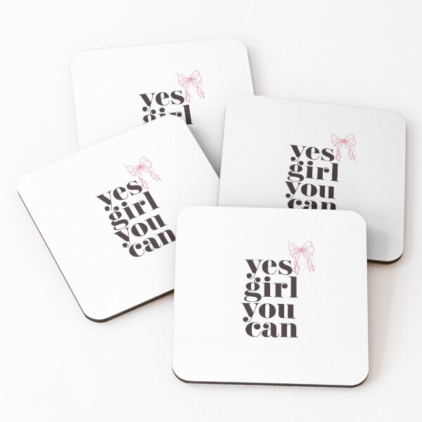 Item preview, Yes Girl You Can – Coquette Bow Motivational Design designed and sold by Aura.Creative.
