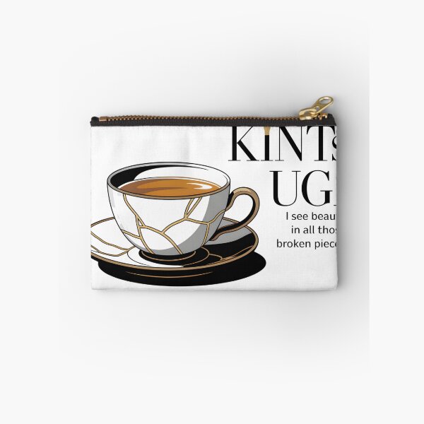 Item preview, Kintsugi Tea Cup – Beauty in Broken Pieces Japanese Philosophy designed and sold by ArcticFoxStudio.