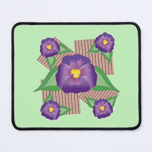 Item preview, VIOLETS ON SQUARES designed and sold by ItaliaColore.