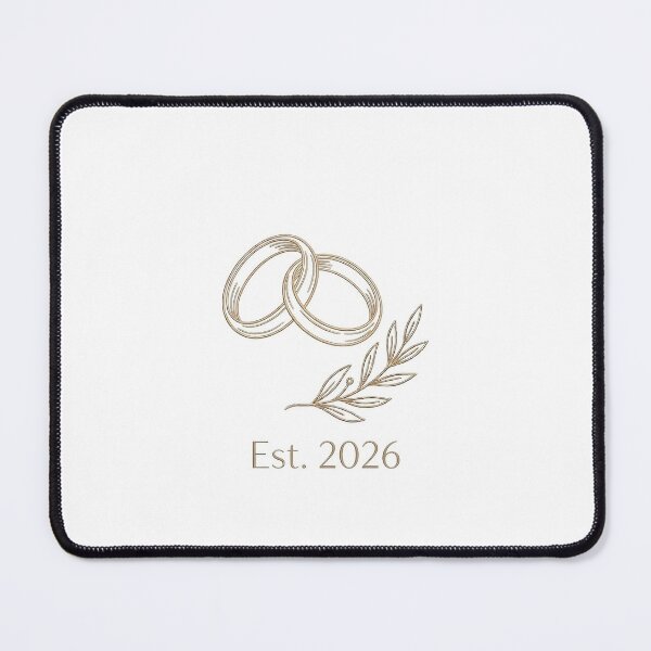 Item preview, Eternal Bonds - Minimalist Gold Wedding Rings & Laurel Branch designed and sold by ResonateUK.