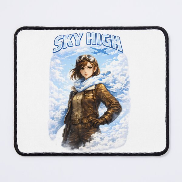 Item preview, Sky High Pilot Girl – Aviation Adventure Graphic Design designed and sold by etuvibes.
