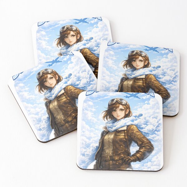 Item preview, Sky High Pilot Girl – Aviation Adventure Graphic Design designed and sold by etuvibes.