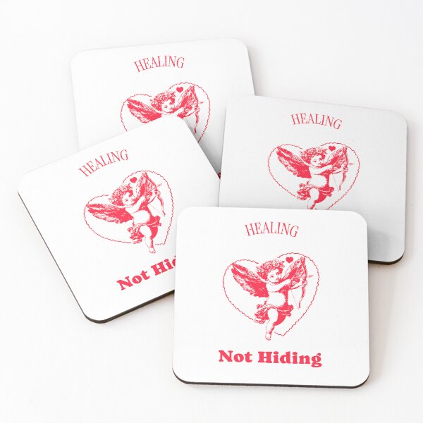 Item preview, Healing Not Hiding T-Shirt – Mental Health Awareness Inspirational Quote Tee designed and sold by Gerontar.