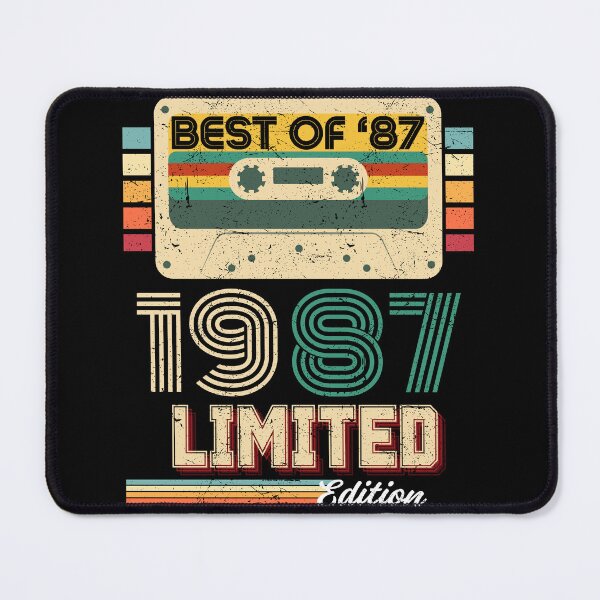 Item preview, Best Of 1987 Limited Edition Retro Cassette Vintage Birthday Gift designed and sold by MixedVibes Co..