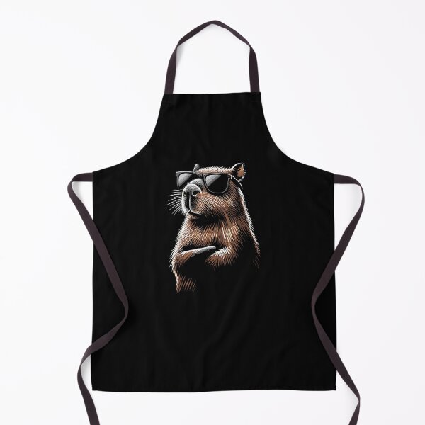 Item preview, Capybara Lover with Sunglasses designed and sold by Cheesymatiion.