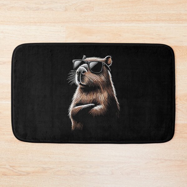 Item preview, Capybara Lover with Sunglasses designed and sold by Cheesymatiion.