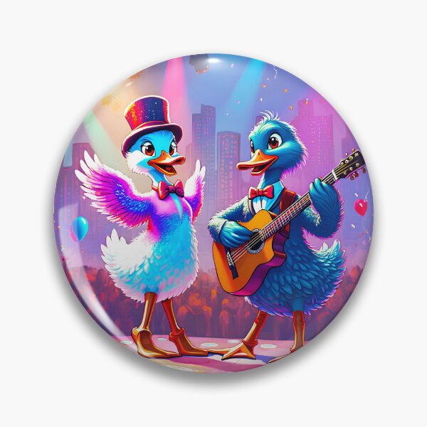 Item preview, Ducks playing guitar and dancing on stage designed and sold by Creative Visualize.