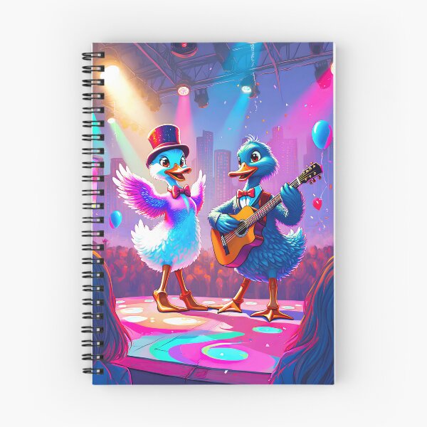 Item preview, Ducks playing guitar and dancing on stage designed and sold by Creative Visualize.