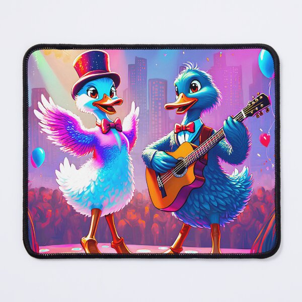 Item preview, Ducks playing guitar and dancing on stage designed and sold by Creative Visualize.