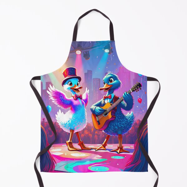 Item preview, Ducks playing guitar and dancing on stage designed and sold by Creative Visualize.