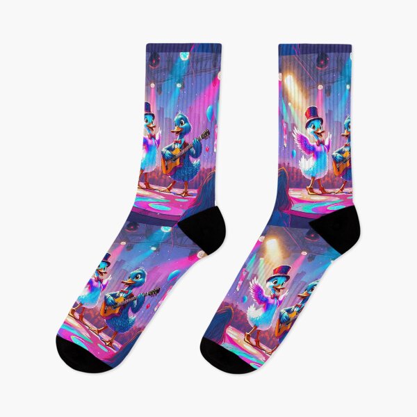 Item preview, Ducks playing guitar and dancing on stage designed and sold by Creative Visualize.