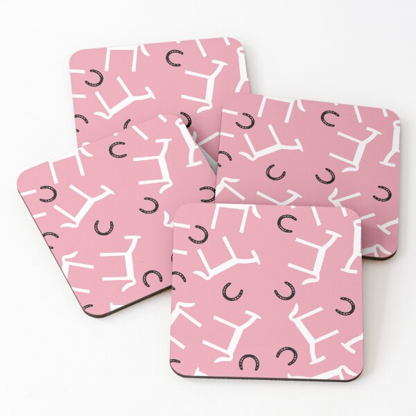 Item preview, Cute horse pink seamless pattern designed and sold by SeamlessDsign.