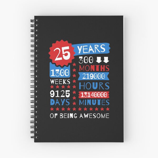 Item preview, 25 Years Of Being Awesome - Splendid 25th Birthday Gift Ideas designed and sold by MemWear.