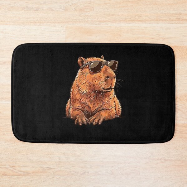 Item preview, Cool Capybara with Sunglasses designed and sold by Cheesymatiion.