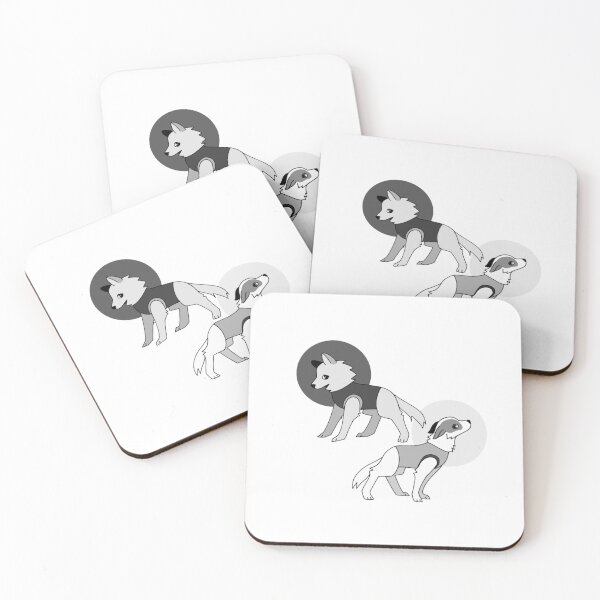 Item preview, space dogs belka and strelka designed and sold by gambagrimsley.