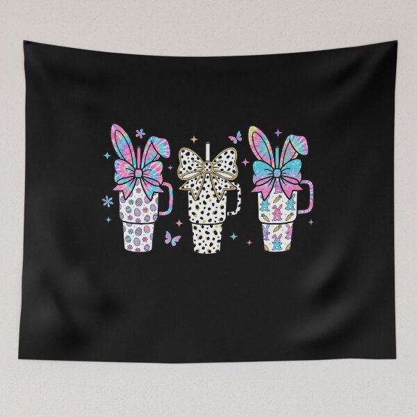 Item preview, Girls Pastel Easter Bunny Bows designed and sold by KroghDs.